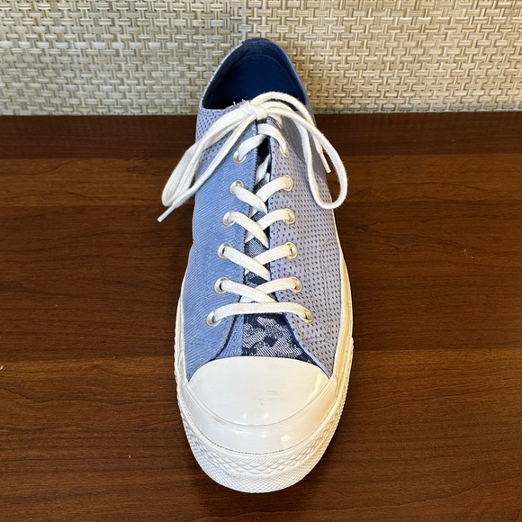 🌟2xHP🌟Converse Chuck 70 Chuck Taylor Blue/White Mixed Material Low Sneaker - Picture 5 of 11